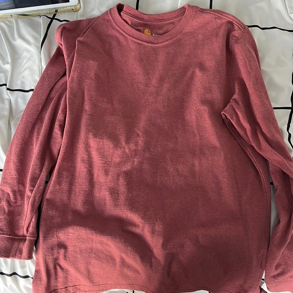 carhartt long sleeve w arm logo
